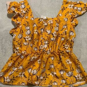 Small Floral Print Blouse